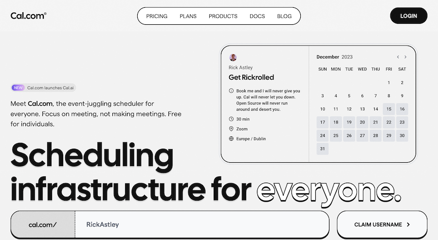 Scheduling infrastructure for everyone